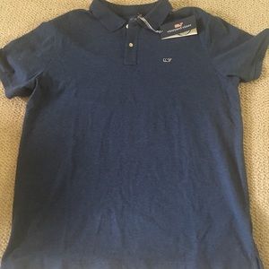 NWT Vineyard Vines men’s blue polo shirt